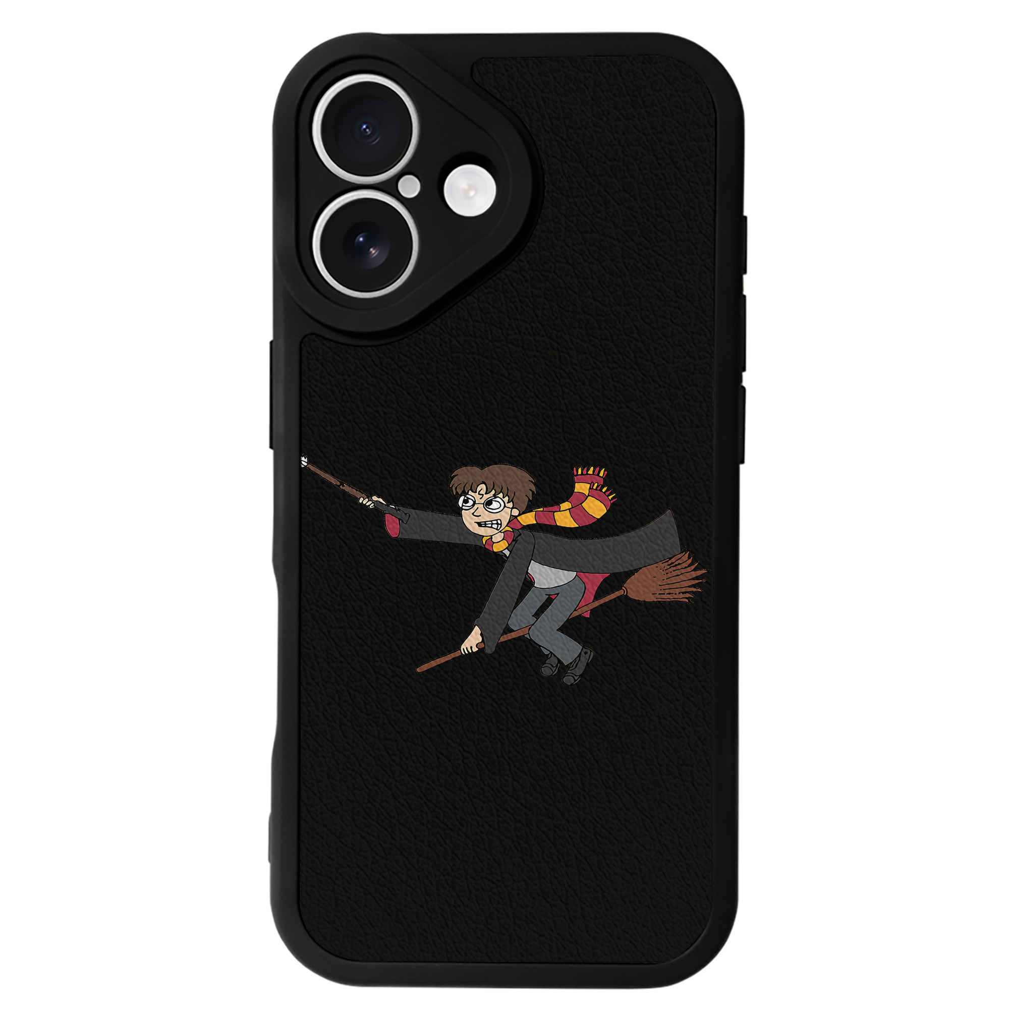 （画像用） Harry Potter ハリー・ポッターシリーズ 【iPhone 16シリーズ対応】シリコンスマホケース（レザー調） 材質：シリコン